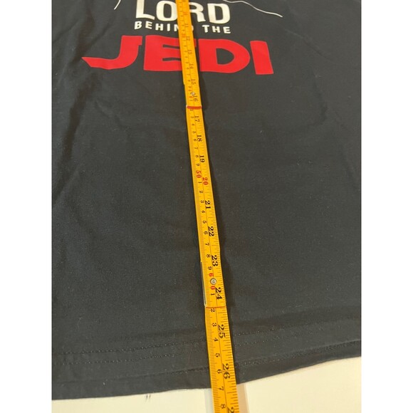 Star Wars Men's T-Shirt The Lord Behind The Jedi Darth Vader Black Size Large - Picture 3 of 7